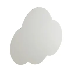 Væglamper ^ TK Lighting Cloud væglampe, beige, stål, indirekte lys, 38 x 27 cm