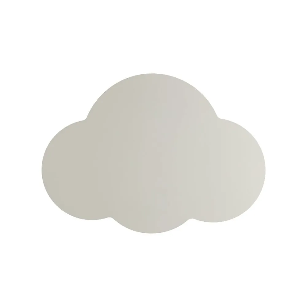 Væglamper ^ TK Lighting Cloud væglampe, beige, stål, indirekte lys, 38 x 27 cm