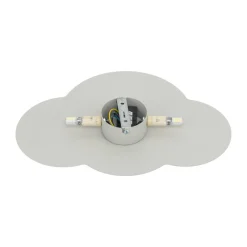 Væglamper ^ TK Lighting Cloud væglampe, beige, stål, indirekte lys, 38 x 27 cm