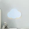 TK Lighting Væglamper|Væglamper > Cloud væglampe, blå, stål, indirekte lys, 38 x 27 cm