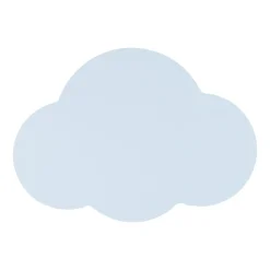 TK Lighting Væglamper|Væglamper > Cloud væglampe, blå, stål, indirekte lys, 38 x 27 cm
