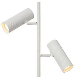 Lucide Gulvlamper|Gulvlamper > Club gulvlampe, justerbar, hvid, metal, 140 cm, GU10