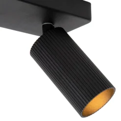 Lucide Loftlamper|Loftlamper > Clubs loftspot, 2 lyskilder, sort
