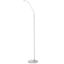 ORION Gulvlamper|Gulvlamper > Cobra LED-gulvlampe 1 lyskilde, nikkelfarvet