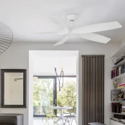 Loftventilatorer ^ FARO BARCELONA Cocos L loftventilator med LED-lampe, DC, hvid