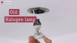 Paulmann Loftlamper|Loftlamper > Coin Slim 3-sæt LED-indbygningsspot, hvid IP23