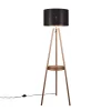 Reality Leuchten Gulvlamper|Gulvlamper > Colette gulvlampe, trebenet fod, kaffe/sort