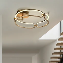 Schuller Valencia Loftlamper > Colette LED-loftslampe, tre pærer, rosaguld