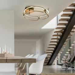 Schuller Valencia Loftlamper > Colette LED-loftslampe, tre pærer, rosaguld