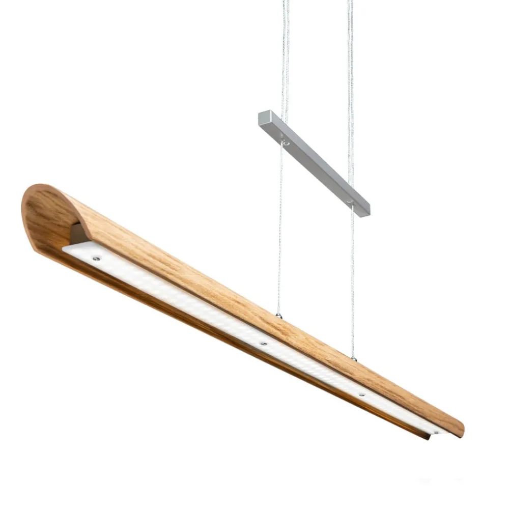Pendellamper ^ Elobra Colombia S LED-pendellampe, eg natur
