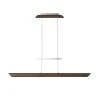 Pendellamper ^ Elobra Colombia S LED-pendellampe, nøddetræ