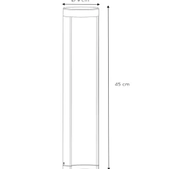 Lucide Sokkellamper > Combo LED cylinderformet sokkel, 45 cm