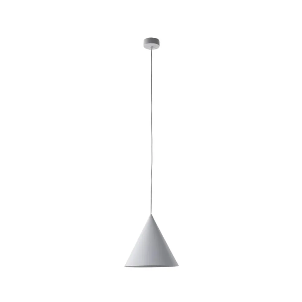 TK Lighting Pendellamper|Pendellamper > Cono pendel, hvid, Ø 25 cm, stål, enkelt lys