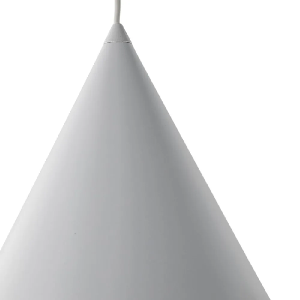 TK Lighting Pendellamper|Pendellamper > Cono pendel, hvid, Ø 25 cm, stål, enkelt lys