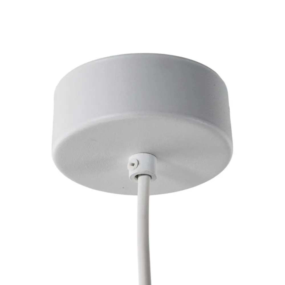 TK Lighting Pendellamper|Pendellamper > Cono pendel, hvid, Ø 25 cm, stål, enkelt lys