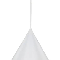 TK Lighting Pendellamper|Pendellamper > Cono pendel, hvid, Ø 25 cm, stål, enkelt lys
