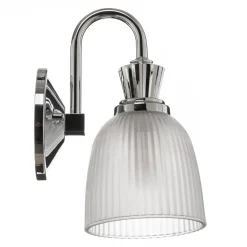Væg- Og Spejllamper|Væglamper ^ KICHLER Cora LED-væglampe t. badev., glasskærm, 1 lyskilde