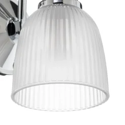 Væg- Og Spejllamper|Væglamper ^ KICHLER Cora LED-væglampe t. badev., glasskærm, 1 lyskilde