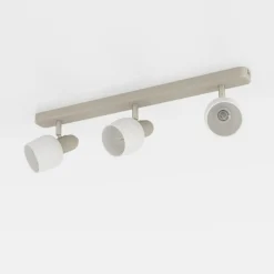 EGLO Loftlamper|Loftlamper > Corato loftspot, sand/nikkel/opal, 3 lyskilder.