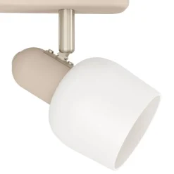EGLO Loftlamper|Loftlamper > Corato loftspot, sand/nikkel/opal, 3 lyskilder.