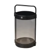 Solcellelamper ^ Konstsmide Crotone LED-solcellelygte, kan dæmpes, USB