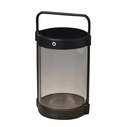 Solcellelamper ^ Konstsmide Crotone LED-solcellelygte, kan dæmpes, USB