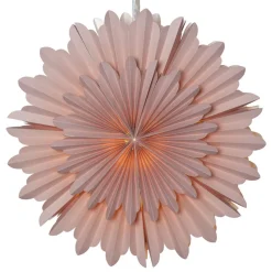 STAR TRADING Dekorationsbelysning|Julepynt > Crystal dekostjerne, papir, uden fatning, pink