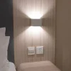 Näve Gang|Væglamper > Cube LED-væglampe, batteri, magnetisk, hvid