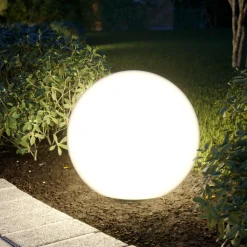 Nowodvorski Lighting Dekorationsbelysning|Terrassebelysning > Cumulus M terrasselampe, hvid, plast, Ø 45 cm, IP44
