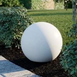 Nowodvorski Lighting Dekorationsbelysning|Terrassebelysning > Cumulus M terrasselampe, hvid, plast, Ø 45 cm, IP44