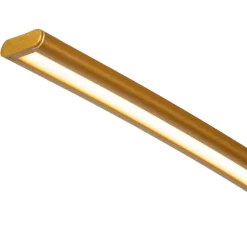 Lucide Gulvlamper > Curve buelampe, mat guld, 2700 K, højde 192, dæmpbar