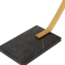 Lucide Gulvlamper > Curve buelampe, mat guld, 2700 K, højde 192, dæmpbar