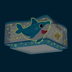Dalber Loftlamper > Little Shark loftlampe, havmotiv 1 lyskilde