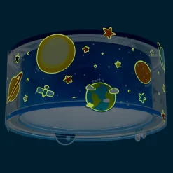Dalber Loftlamper > Planets loftlampe med motiv af rummet