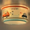 Dalber Loftlamper > Police loftlampe, blå/hvid, Ø 33 cm
