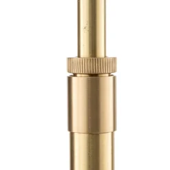 Gulvlamper|Gulvlamper ^ Knapstein Danuta justerbar LED-gulvlampe, mat messing