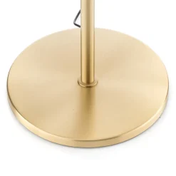 Gulvlamper|Gulvlamper ^ Knapstein Danuta justerbar LED-gulvlampe, mat messing