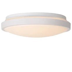 Loftlamper ^ Lucide Dasher LED loftlampe, hvid, Ø 29,3 cm, 2700 K, IP44