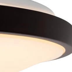 Lucide Loftlamper > Dasher LED loftlampe, sort, Ø 34,8 cm, 2700 K, IP44
