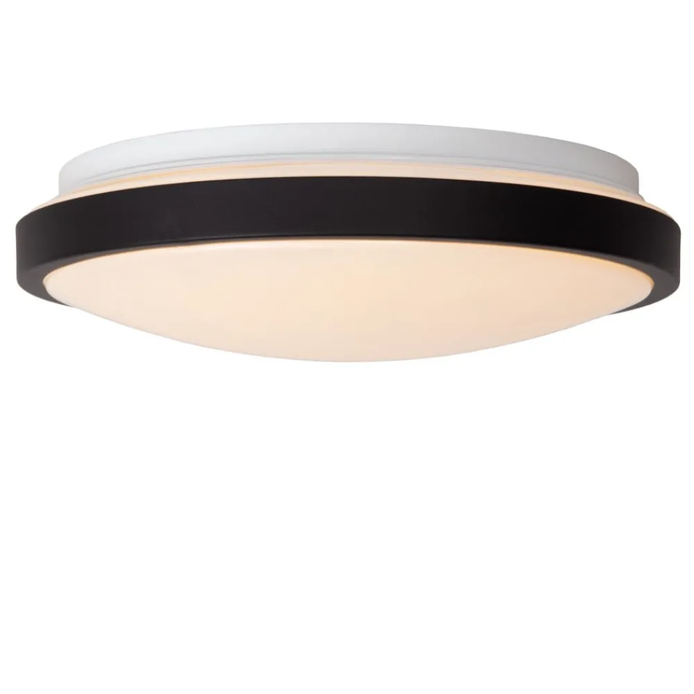Lucide Loftlamper > Dasher LED loftlampe, sort, Ø 29,3 cm, 2700 K, IP44