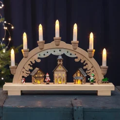STAR TRADING Julepynt|Vinduesdekoration > Dassel LED-adventsstage