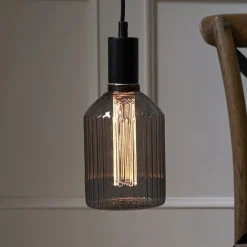 Filament Pære ^ STAR TRADING Decoled LED-pære E27 1 W 2.000 K røggrå