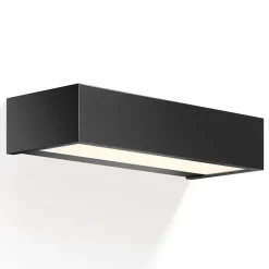 Væg- Og Spejllamper|Væglamper ^ Decor Walther Box LED-lampe sort 2.700 K 25 cm