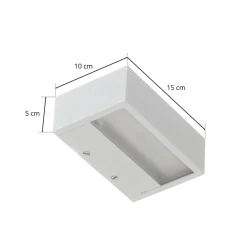 Decor Walther Væg- Og Spejllamper > Box LED-væglampe hvid 2700 K 15 cm
