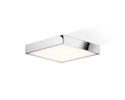 Decor Walther Loftlamper > Cut LED-loftlampe, krom, 30x30 cm