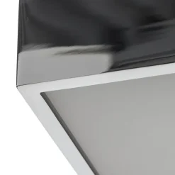 Decor Walther Loftlamper > Cut LED-loftlampe, krom, 18x18 cm