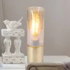 Globo Bordlamper > Dekorativ bordlampe Annika i messing
