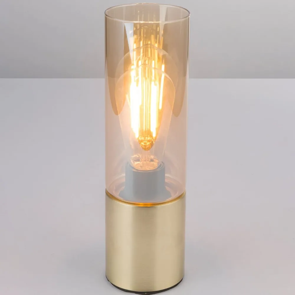 Globo Bordlamper > Dekorativ bordlampe Annika i messing