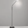 FISCHER & HONSEL Arbejdsrum/Kontor|Gulvlamper > Dent LED-gulvlampe, kan dæmpes, CCT, 1 lk., sort