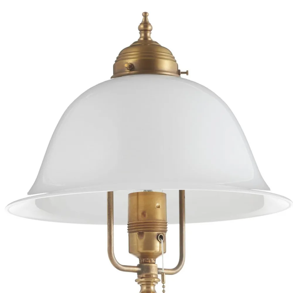 Berliner Messinglampen Bordlamper > Den udsmykkede bordlampe Caroline af messing